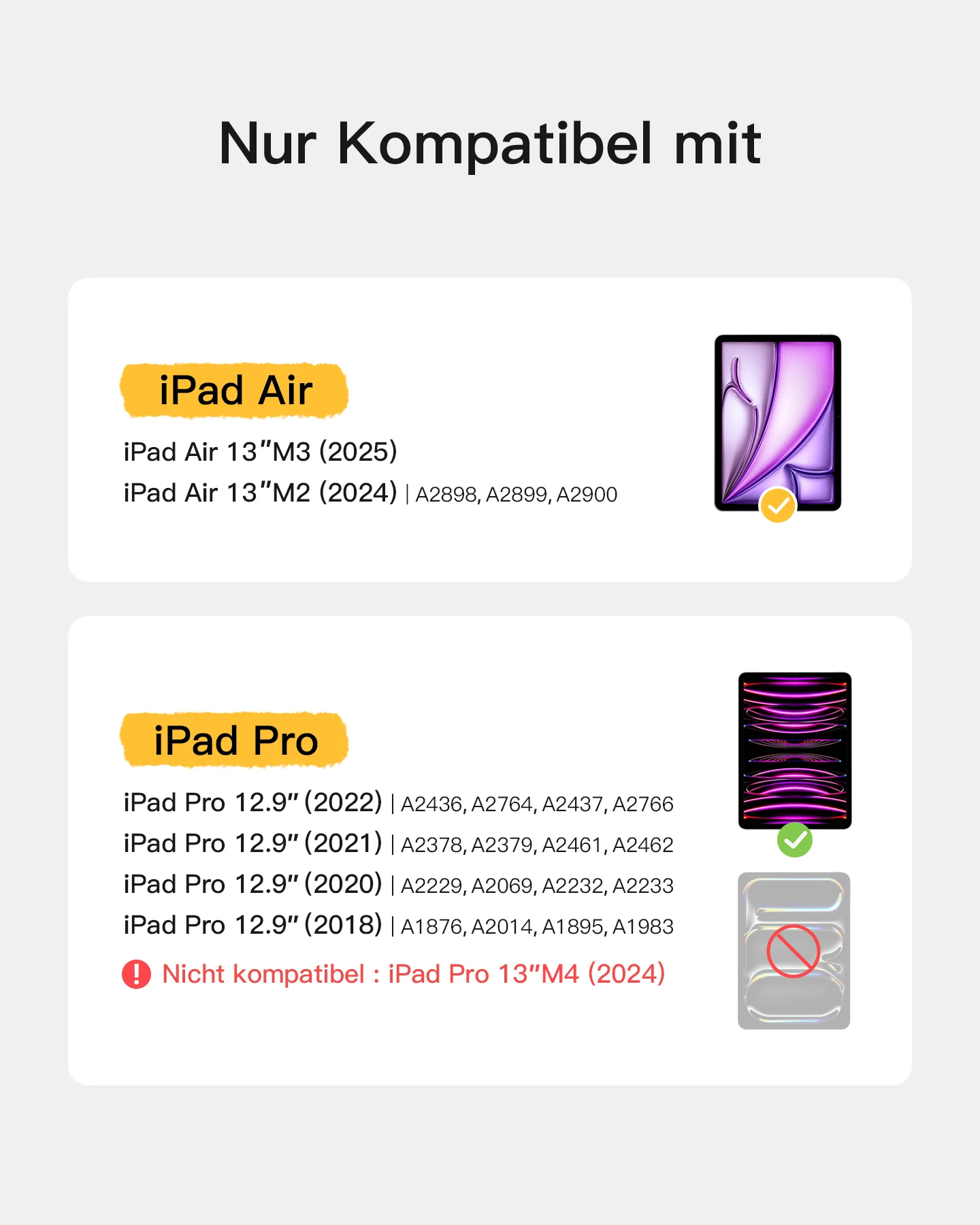 Bàn Phím Bluetooth Kiêm Bao Da iPad inateck AirTap - BK2007-13 Cho iPad Air 13-inch M3/M2 & iPad Pro 12.9