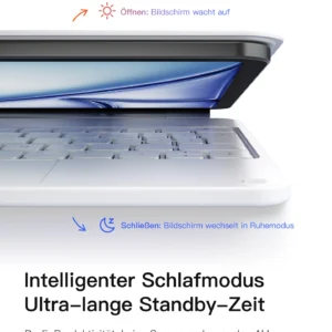 Bàn Phím Bluetooth Kiêm Bao Da inateck Neo Magic Cho iPad 11 Gen A16/10 Gen 10.9-inch KB09119-10