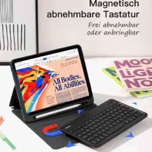 Bàn Phím Bluetooth Kiêm Bao Da inateck Ultralight Cho iPad 11/10 Air/Pro 11-inch KB04002