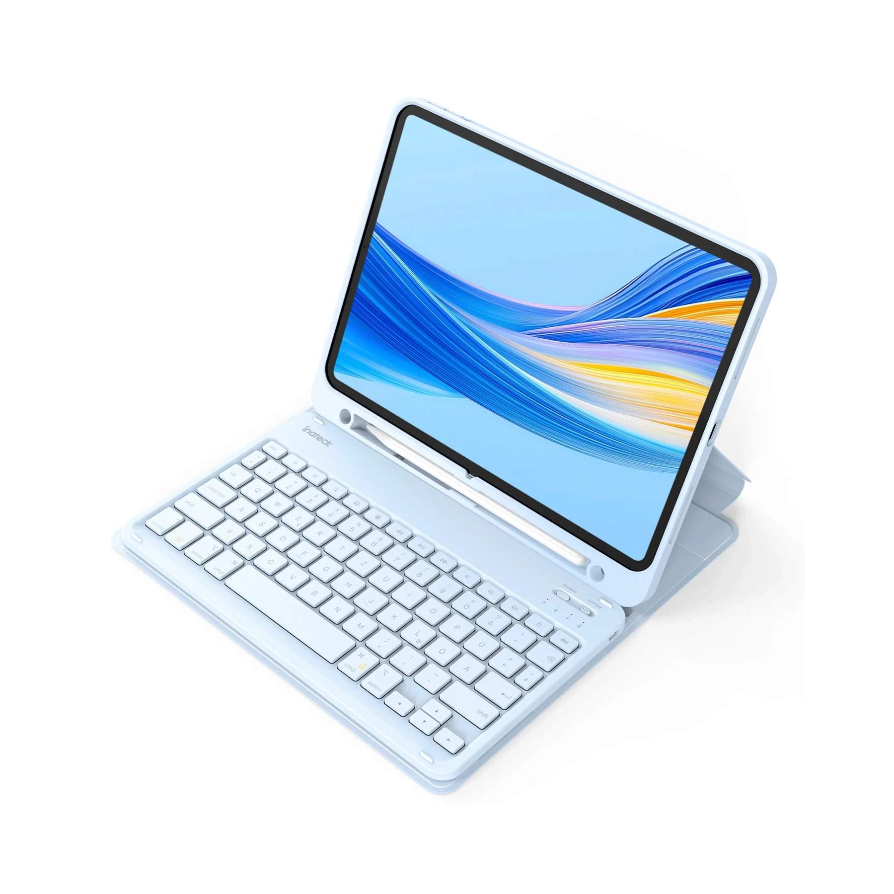 Bàn Phím Bluetooth Kiêm Bao Da inateck Ultralight Cho iPad 11/10 Air/Pro 11-inch KB04002