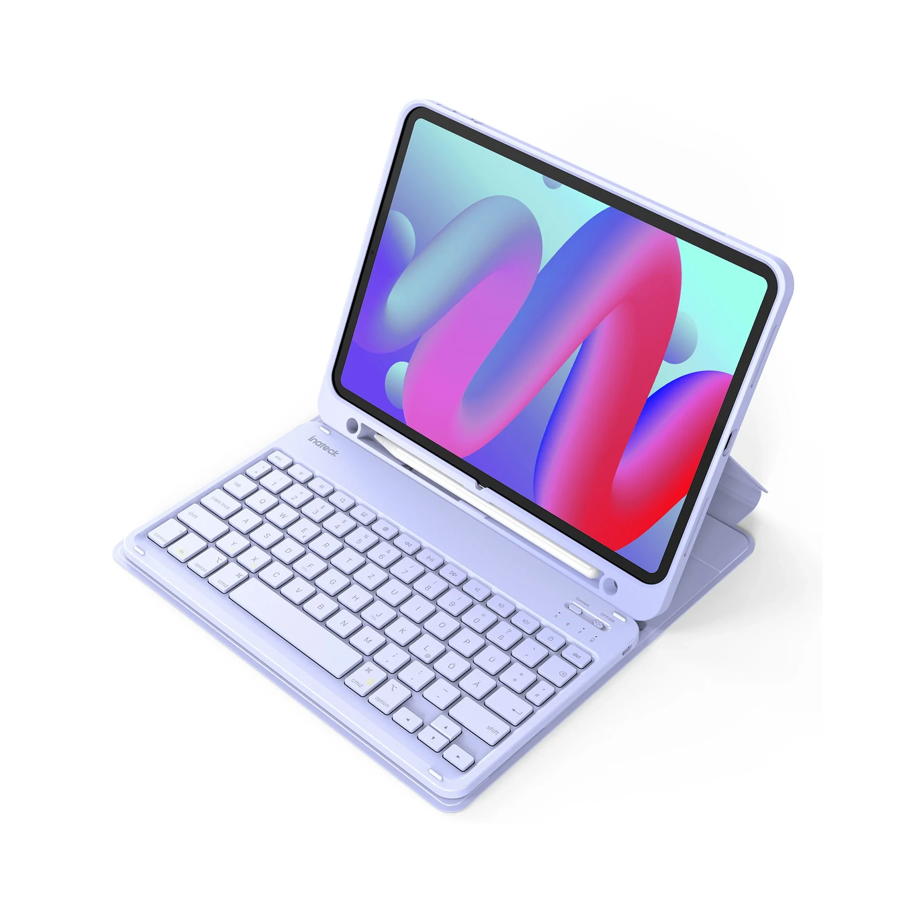 Bàn Phím Bluetooth Kiêm Bao Da inateck Ultralight Cho iPad 11/10 Air/Pro 11-inch KB04002