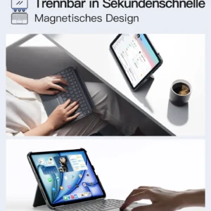 Bàn Phím Bluetooth Kiêm Ốp Lưng inateck Acetouch Cho iPad 11/10 Air/Pro 11-inch KB04122 - Ảnh 9