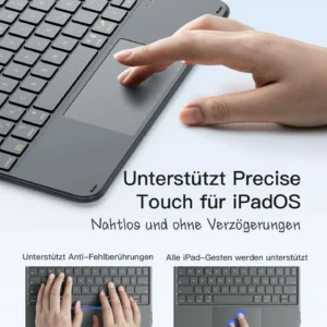 Bàn Phím Bluetooth Kiêm Ốp Lưng inateck Acetouch Cho iPad 11/10 Air/Pro 11-inch KB04122 - Ảnh 11