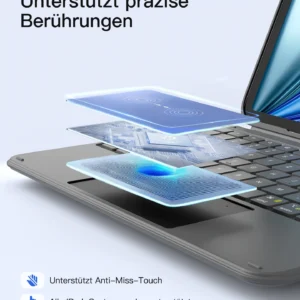 Bàn Phím Bluetooth Kiêm Ốp Lưng inateck Acetouch Cho iPad 11/10 Air/Pro 11-inch KB04122 - Ảnh 5