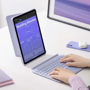 Bàn Phím Bluetooth Kiêm Ốp Lưng Cho iPad 11 Gen A16/10 Gen 10.9-inch inateck Acetouch Led RGB - KB04112