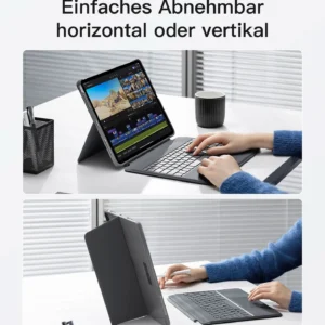 Bàn Phím Bluetooth Kiêm Ốp Lưng inateck Acetouch Led RGB Cho iPad Air 13/Pro 12.9 KB04118