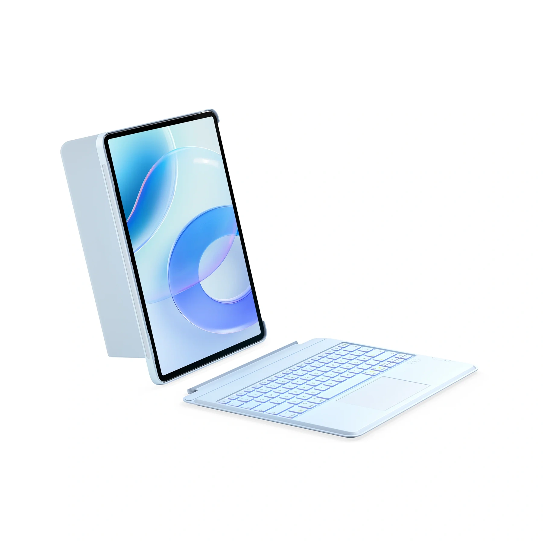 Bàn Phím Bluetooth Kiêm Ốp Lưng inateck Acetouch Led RGB Cho iPad Air 13/Pro 12.9 KB04118 - Ảnh 13