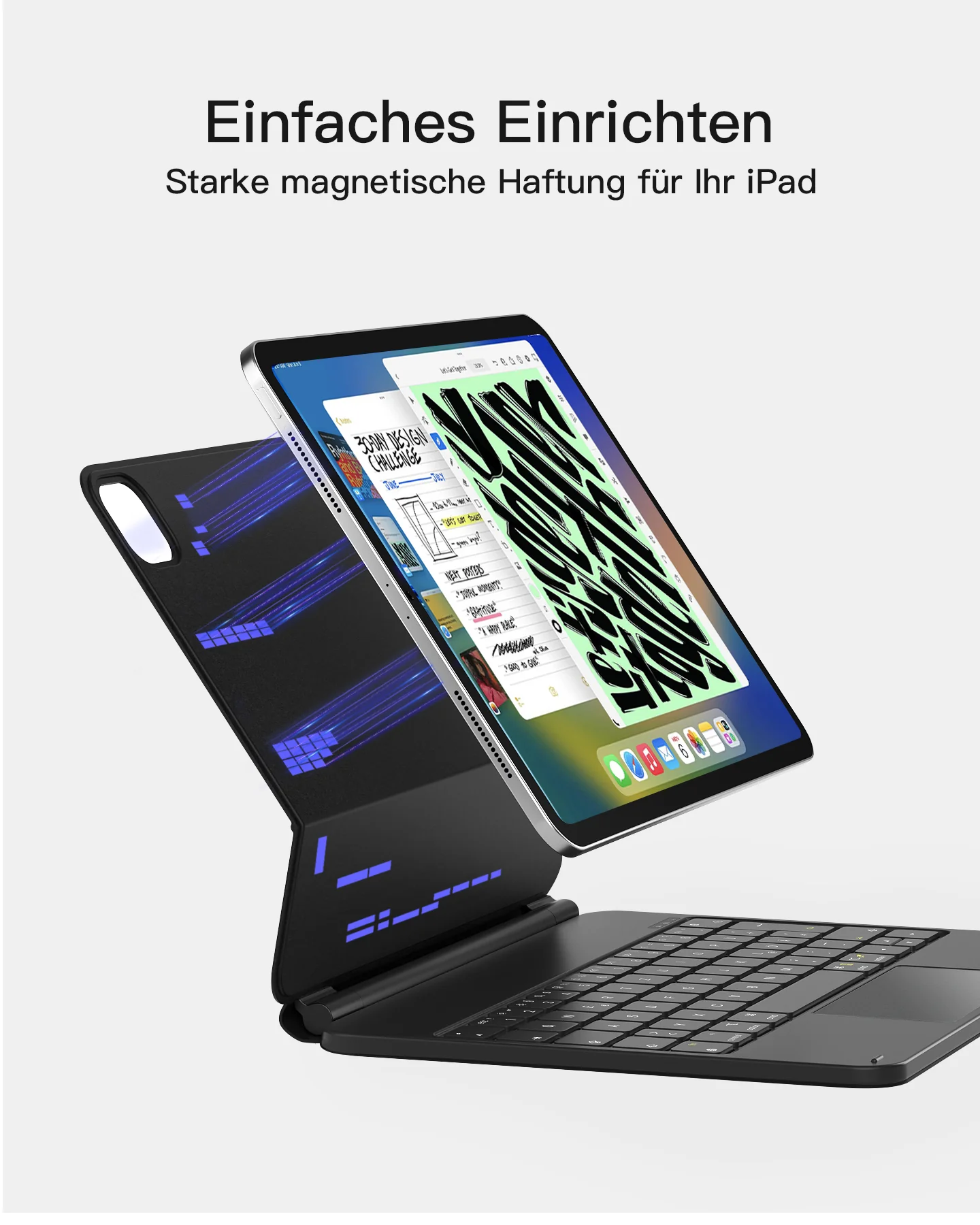 Bàn Phím Bluetooth Kiêm Bao Da inateck Neo Magic Cho iPad Air 7/6/5/4/Pro 11-inch 4/3/2/1 KB09119