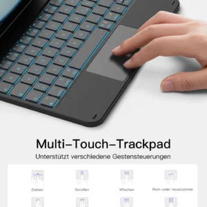 Bàn Phím Bluetooth Kiêm Bao Da inateck Neo Magic Cho iPad Air 7/6/5/4/Pro 11-inch 4/3/2/1 KB09119