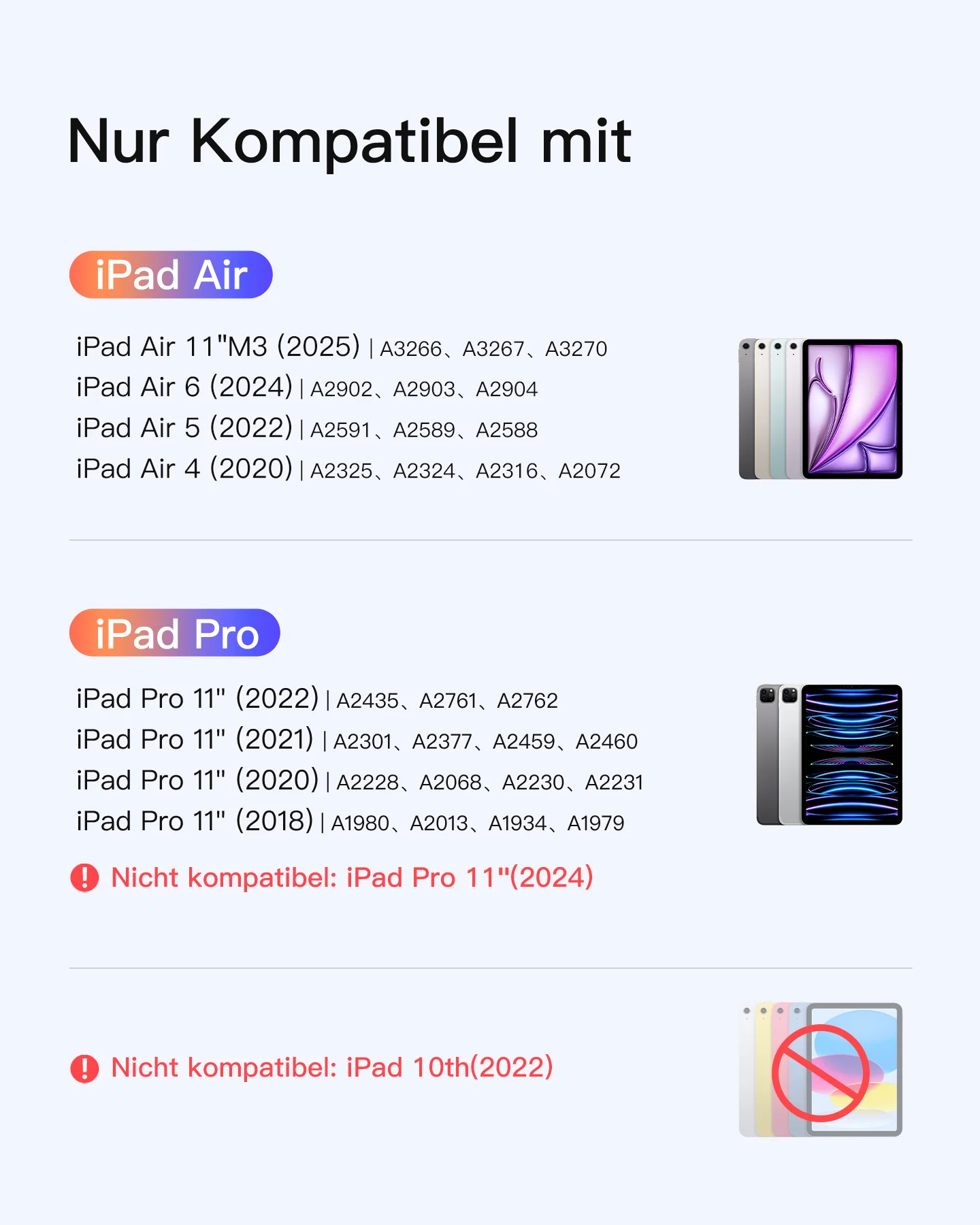 Bàn Phím Bluetooth Kiêm Bao Da inateck Neo Magic Cho iPad Air 7/6/5/4/Pro 11-inch 4/3/2/1 KB09119