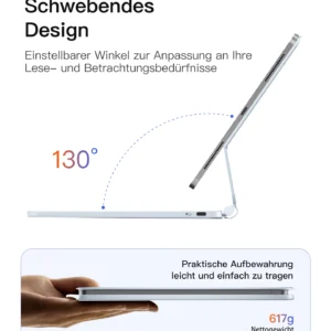 Bàn Phím Bluetooth Kiêm Bao Da inateck Neo Magic Cho iPad Air 7/6/5/4/Pro 11-inch 4/3/2/1 KB09119