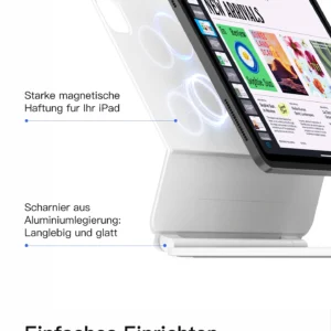 Bàn Phím Bluetooth Kiêm Bao Da inateck Neo Magic Cho iPad Air 7/6/5/4/Pro 11-inch 4/3/2/1 KB09119
