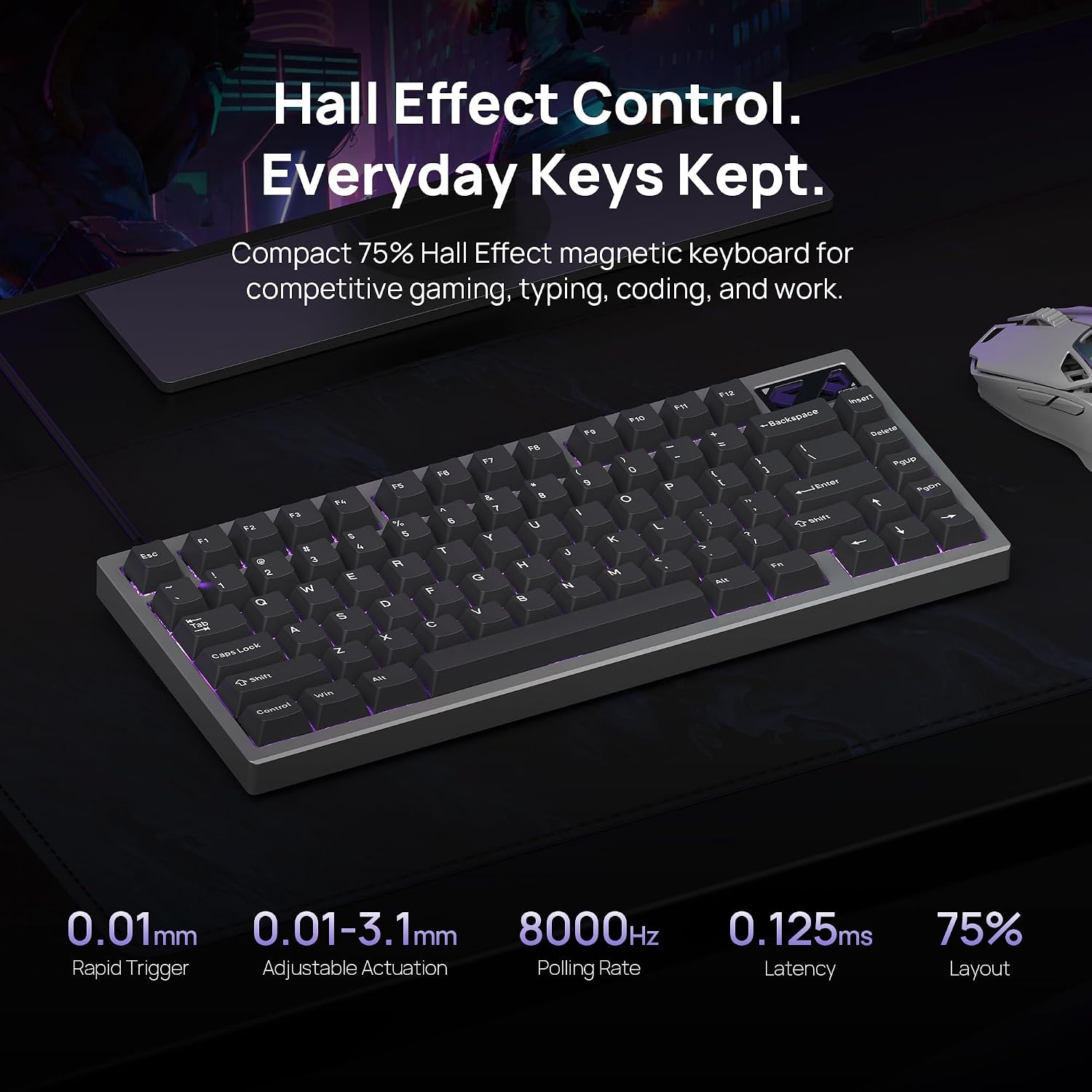 Bàn Phím Cơ Gaming IQUNIX EC75 - Chính Hãng