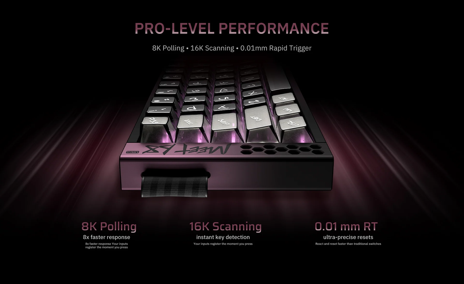 Bàn Phím Cơ Gaming MIKIT Meet68 Ultra - Chính Hãng