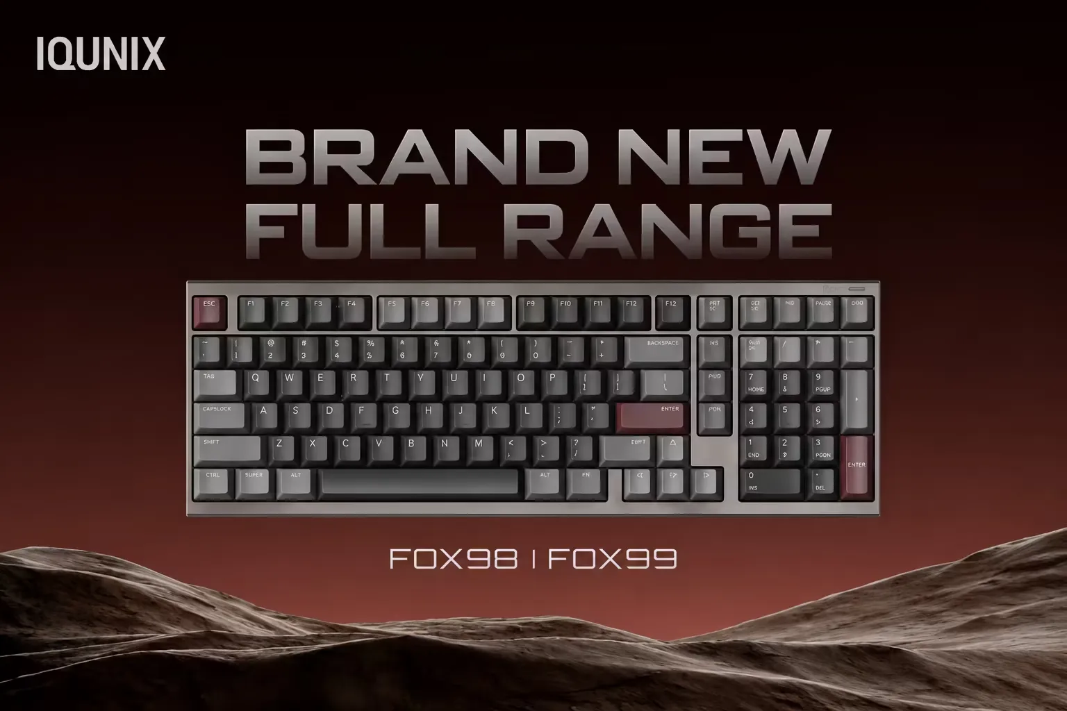Bàn Phím Cơ IQUNIX FOX99 - Bàn Phím Cơ Cao Cấp Nhôm CNC, Layout 96%