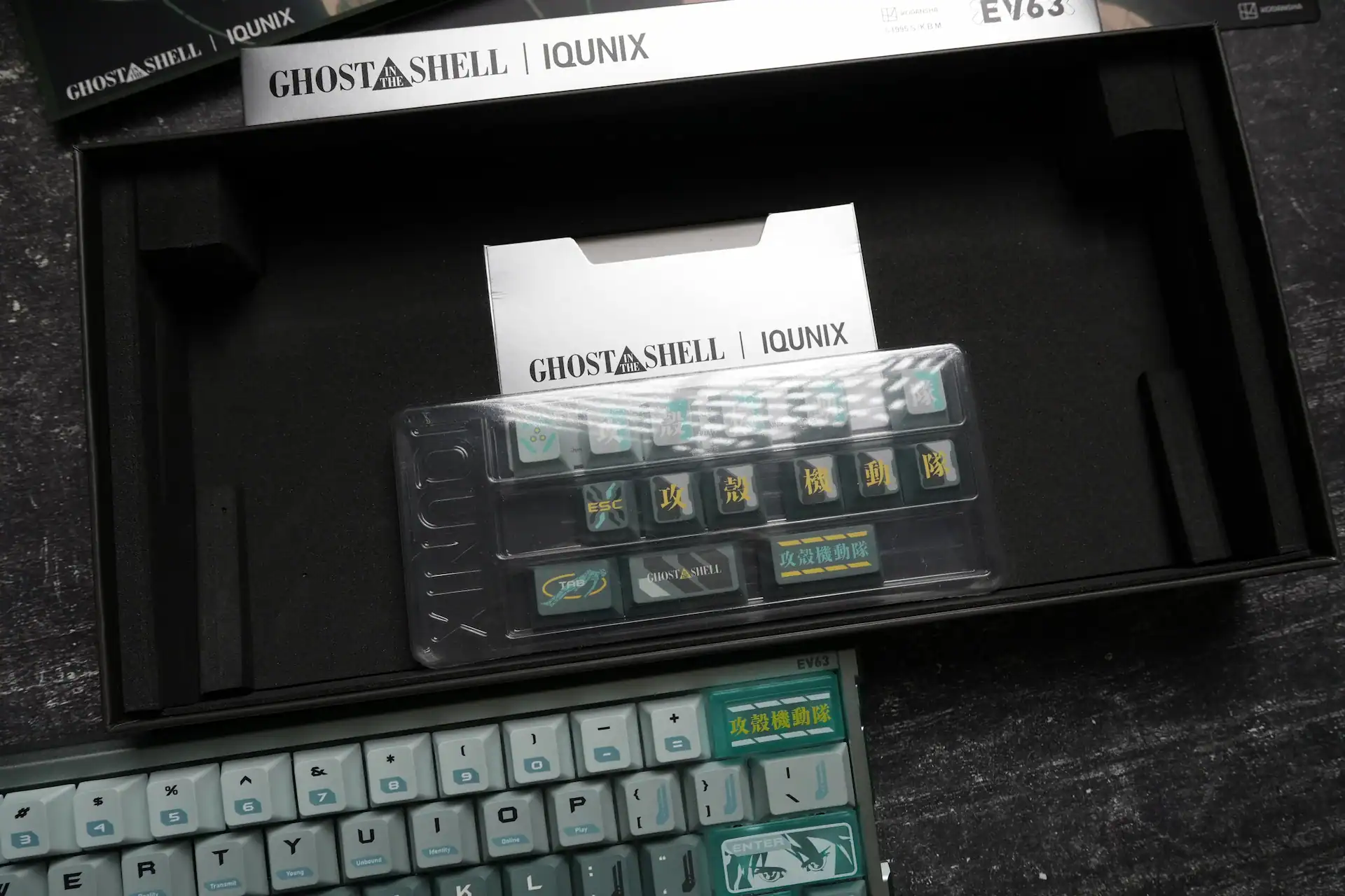 Đánh Giá Bàn Phím IQUNIX EV63 Ghost in the Shell Edition: Giấc Mơ Cyberpunk Đỉnh Cao Cho Game Thủ